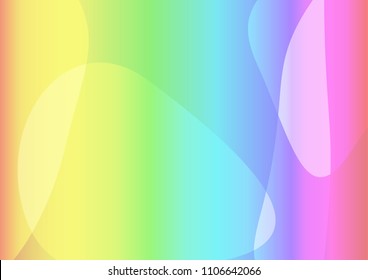 Abstract rainbow color wave background