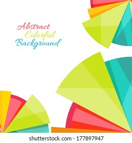 Abstract rainbow  colorful background for your business artwork. Vector illustration.