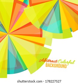 Abstract rainbow colorful background for your business artwork. Vector illustration. 