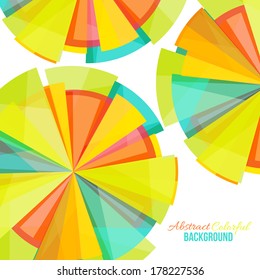 Abstract rainbow colorful background for your business artwork. Vector illustration. 