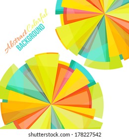 Abstract rainbow colorful background for your business artwork. Vector illustration. 