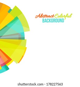Abstract rainbow colorful background for your business artwork. Vector illustration. 