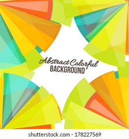 Abstract rainbow colorful background for your business artwork. Vector illustration. 