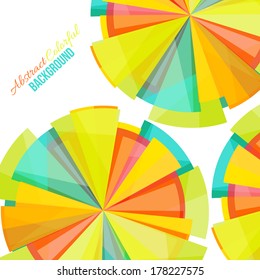 Abstract rainbow colorful background for your business artwork. Vector illustration. 