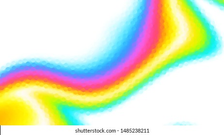 Abstract rainbow colorful composition. Background for banner, headline, presentation, corporate identity, flyer, poster, cover backdrop, wallpaper. Vector EPS10 not trace, include mesh gradient