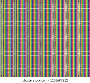 Abstract rainbow colorful gradient mosaic pattern vector print