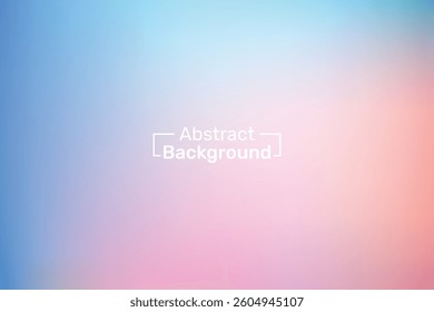 abstract rainbow colorful gradient texture, elegant blue pastel gradient sky banner template. Aesthetic blurred soft dreamy creative background for flyer design 