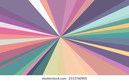 Abstrakte Regenbogen Bunte Linien Hintergrund Tapete, Vektorgrafik-Design und nahtloses Muster
