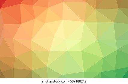 Abstract rainbow colorful lowploly of many triangles background for use in design. EPS10 vector