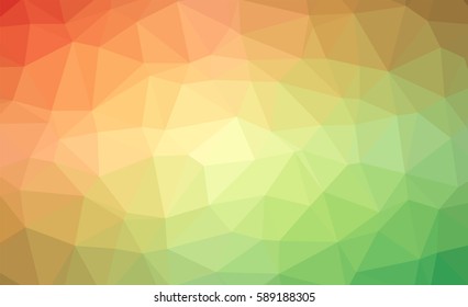 Abstract rainbow colorful lowploly of many triangles background for use in design. EPS10 vector