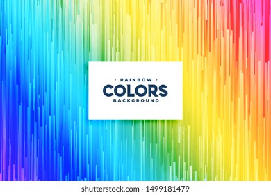 abstract rainbow colors vertical lines background design