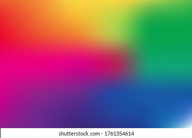 Abstract rainbow colors which are caused by gradation In which the seven colors give out a rainbow in the background