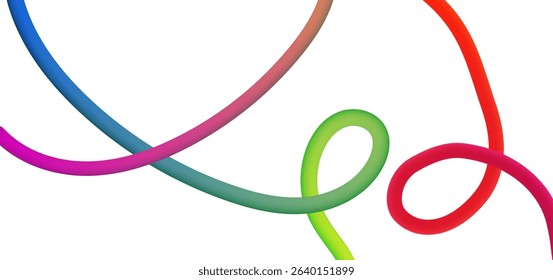 Abstract rainbow colour effect wave lines. Tranding concept. Vector illustration eps10.