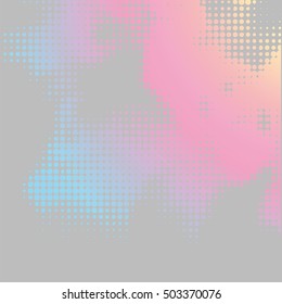 Abstract rainbow colours on a grey background 2
