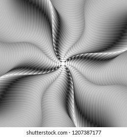 Abstract rainbow decorative element. Abstract spirograph element for decorative design.
