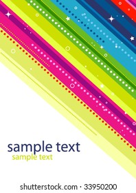Abstract Rainbow Design - Vector