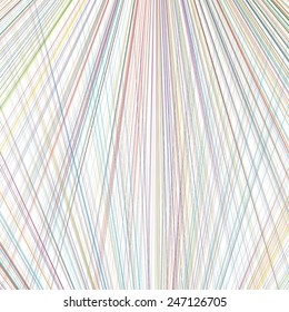 Abstract rainbow diagonal stripes color line art vector background