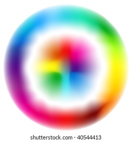 Abstract rainbow of different various color