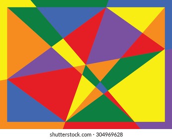 Abstract Rainbow Dimensional Background