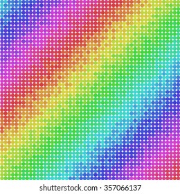 Abstract Rainbow Dot Gradient