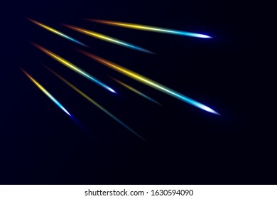 abstract rainbow flare glow ray of light