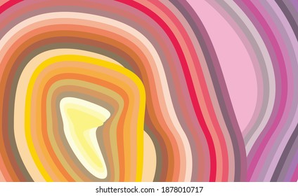 Abstract rainbow with full color