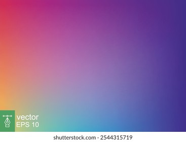 Abstract rainbow gradient color background. Blurred gradient mesh in bright colorful smooth. Suitable for wallpaper, banner, background, card, book, illustration, landing page. Vector EPS 10.