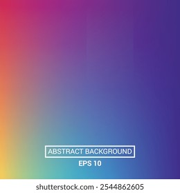 Abstract rainbow gradient color background. Blurred gradient mesh in bright colorful smooth. Suitable for wallpaper, banner, background, card, book, illustration, landing page. Vector EPS 10.