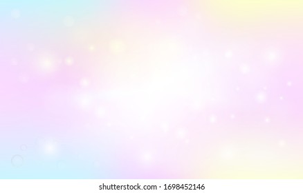 Abstract Rainbow Light Backgrond Vector