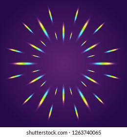 Abstract rainbow lights for Your design