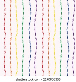 Resumen de la línea arcoiris, patrón vectorial sin foco. Perfecto para fondos de pantalla, fondos de página web, texturas superficiales, textiles.