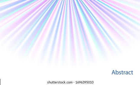 abstract rainbow magic fluid foil. line wave and copy space. Vector background