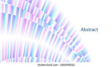 lámina de líquido mágico arcoiris abstracto. onda de línea y espacio de copia. Fondo del vector
