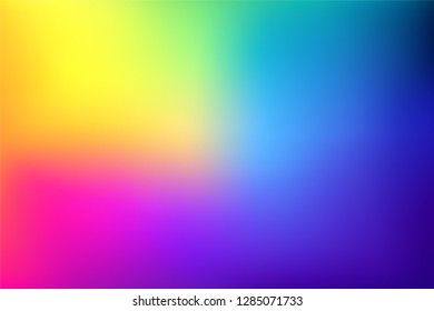 Abstract rainbow mesh background. Blurred colorful gradient backdrop. Vector illustration for your graphic design, template, banner, poster or website