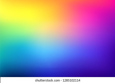 Abstract rainbow mesh background. Blurred colorful gradient backdrop. Vector illustration for your graphic design, template, banner, poster or website