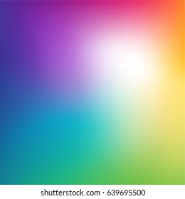 Abstract rainbow mesh background. Blurred colorful backdrop. Vector illustration for your graphic design, template, banner, poster or flyer.