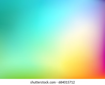 Abstract rainbow mesh background. Blurred colorful backdrop. Vector illustration for your graphic design, template, banner, poster or flyer.