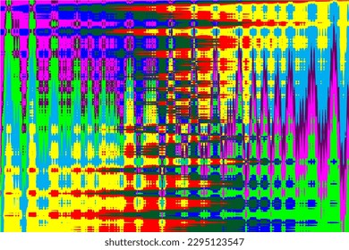 Abstract rainbow mosaic. Happy LGBTQ Community Pride Month. Vector illustration.