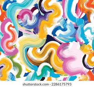 Abstract rainbow with nice paint effect. Colorful background.