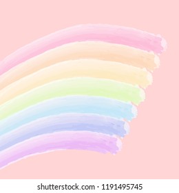 Abstract rainbow pastel color background