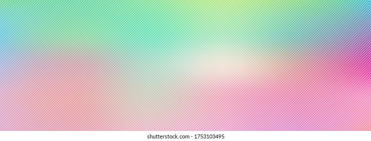 Abstract rainbow pastel gradient blurred background. Template for website design, banner web and social media advertising. summer and spring concept. Vector illustration
