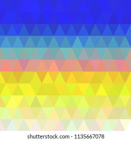 Abstract rainbow polygon low poly geometric pattern design background, EPS10