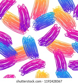 Abstract rainbow seamless pattern background. Modern swatch paint for birthday card, party invitation, sale wallpaper, holiday wrapping paper, fabric, bag print, t shirt, workshop advertising