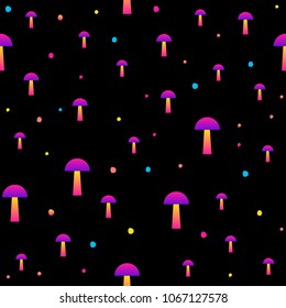 Abstract rainbow seamless pattern. Modern swatch background for birthday card, kids party invitation, wallpaper, holiday wrapping paper, shop sale poster, bag print, t shirt, workshop advertising