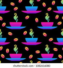 Abstract rainbow seamless pattern. Modern swatch background for birthday card, kids party invitation, wallpaper, holiday wrapping paper, shop sale poster, bag print, t shirt, workshop advertising