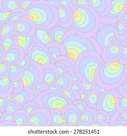 Abstract rainbow seamless pattern vector