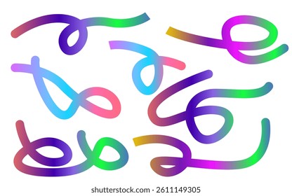 Abstract rainbow shapes set vector editable
Vector shapes figures abstract for background