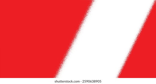 Abstract rainbow sky. The rainbow is red yellow green. Vector banner in blue, red and yellow colors. Grain gradient sky pattern. Colorful gradient blurred feathers
