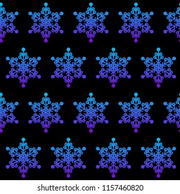 Abstract rainbow snow seamless pattern background.Modern snowflake swatch paint for card, party invitation, sale wallpaper, holiday wrapping paper, fabric, bag print, t shirt, workshop advertising etc