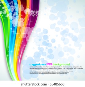 Abstract Rainbow Spectrum Background for Brochure or Flyers